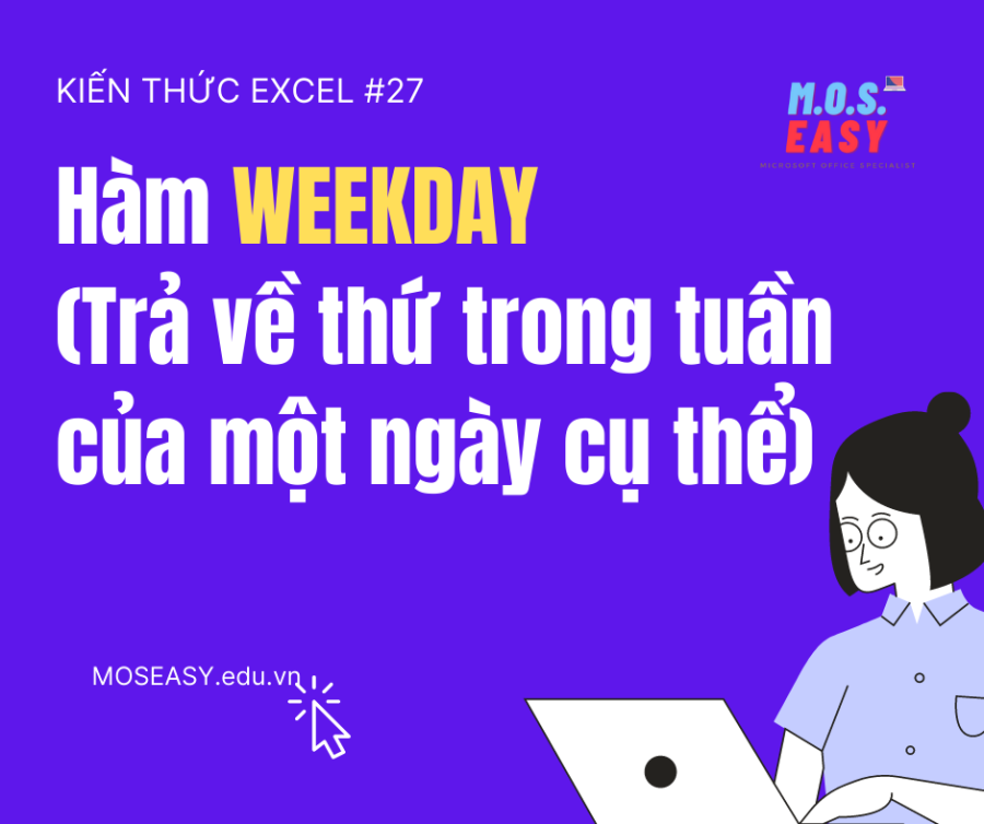 WEEKDAY (Hàm WEEKDAY)