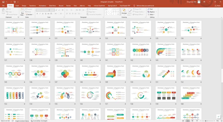 250 mẫu Infographic template cho bài trình chiếu PowerPoint thêm chuyên nghiệp